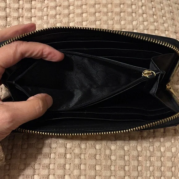 Michael Kors Brown Leopard Print Wallet - Picture 4 of 7